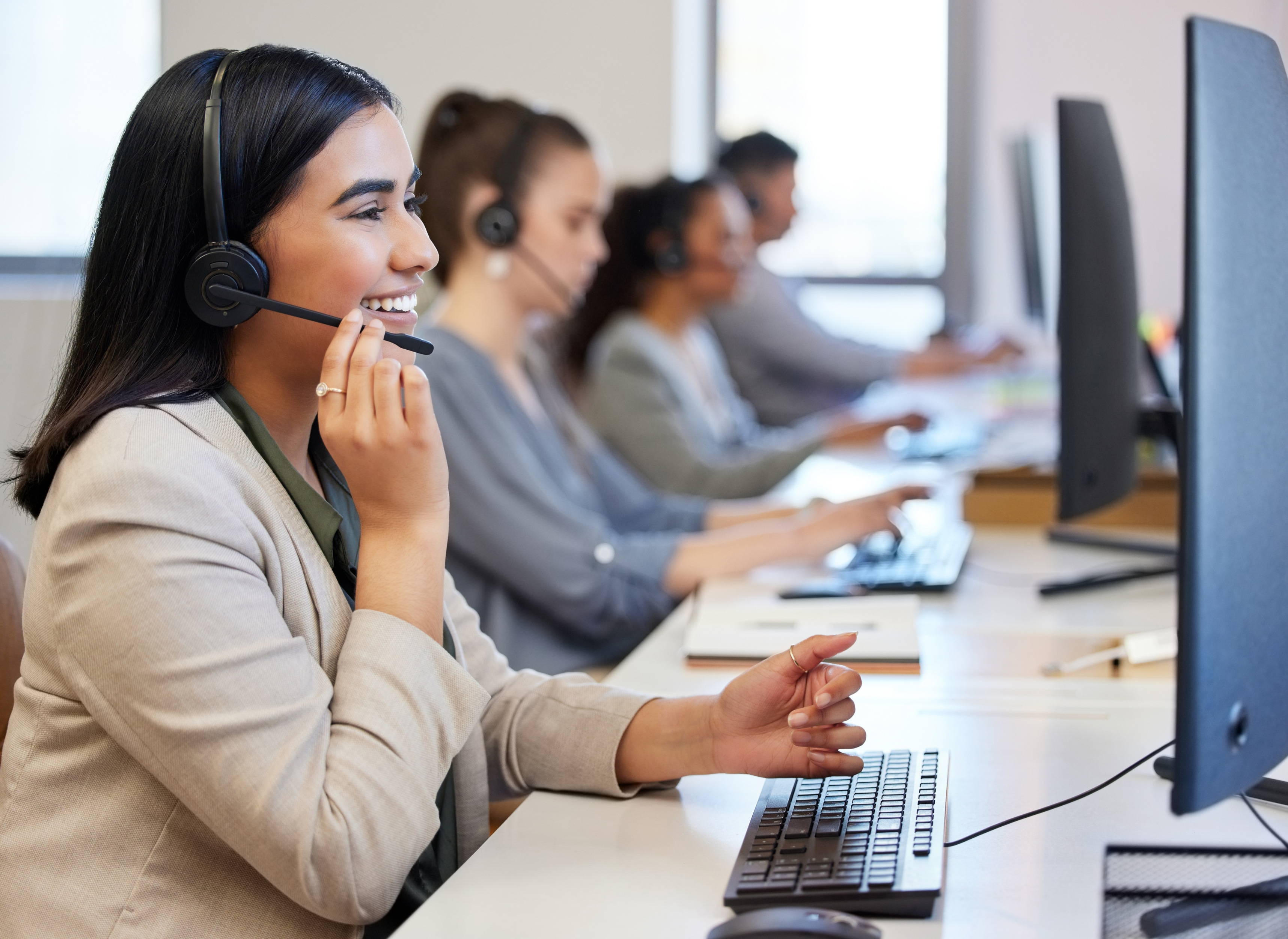 Customer support floor